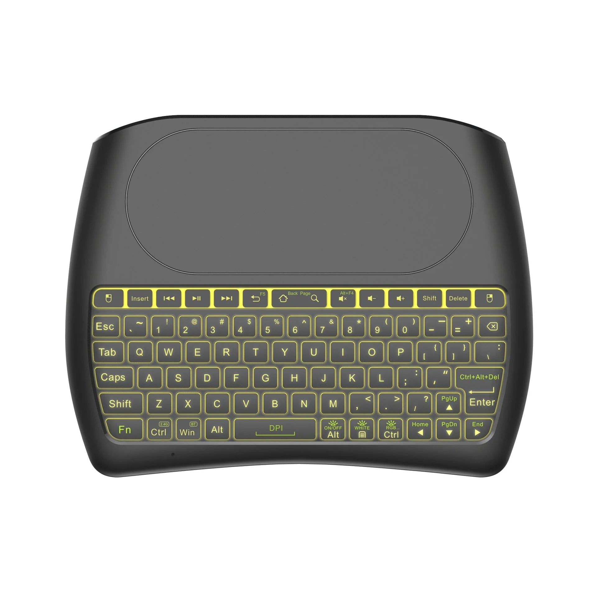 D8 Bluetooth Keyboard Wireless Mini Keyboard Dual Mode Seven-Color Backlit Version I8 2.4G - globaltradeleader