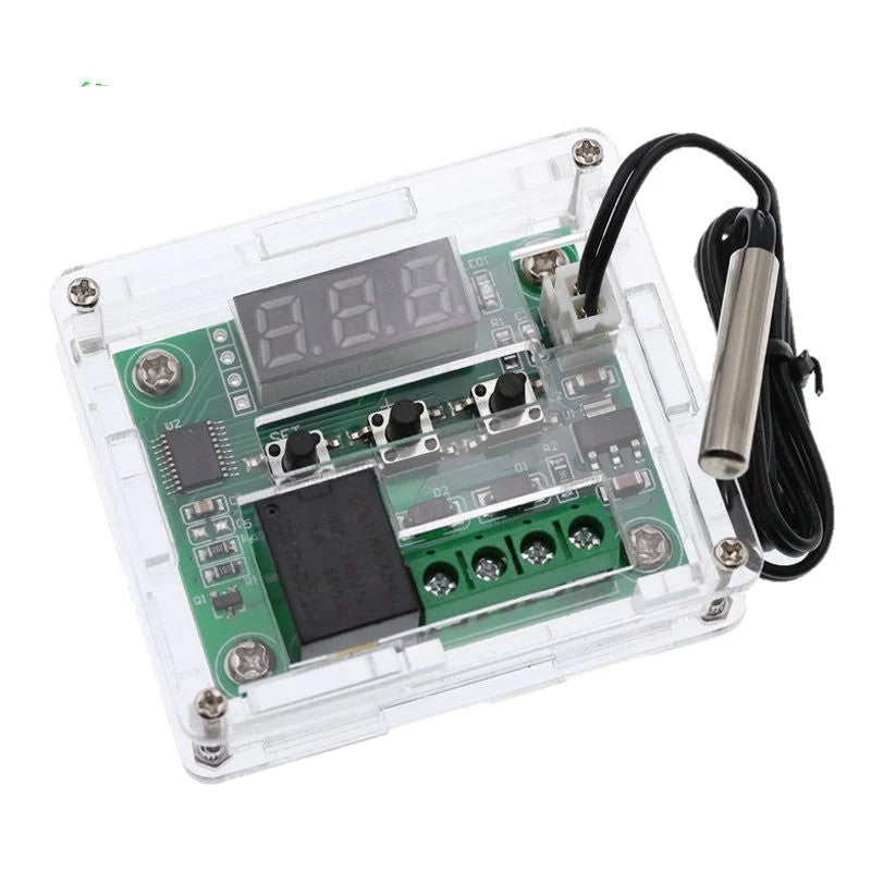 Digital Display Thermostat High Precision Temperature Controller Shell Acrylic - globaltradeleader