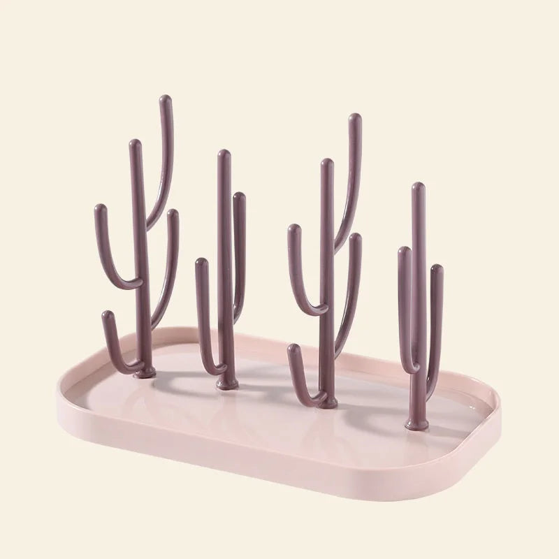 Dust-proof And Drain Holder With Lid Cup Holder For Storage Drain And Bottle Holder For Drying - globaltradeleader