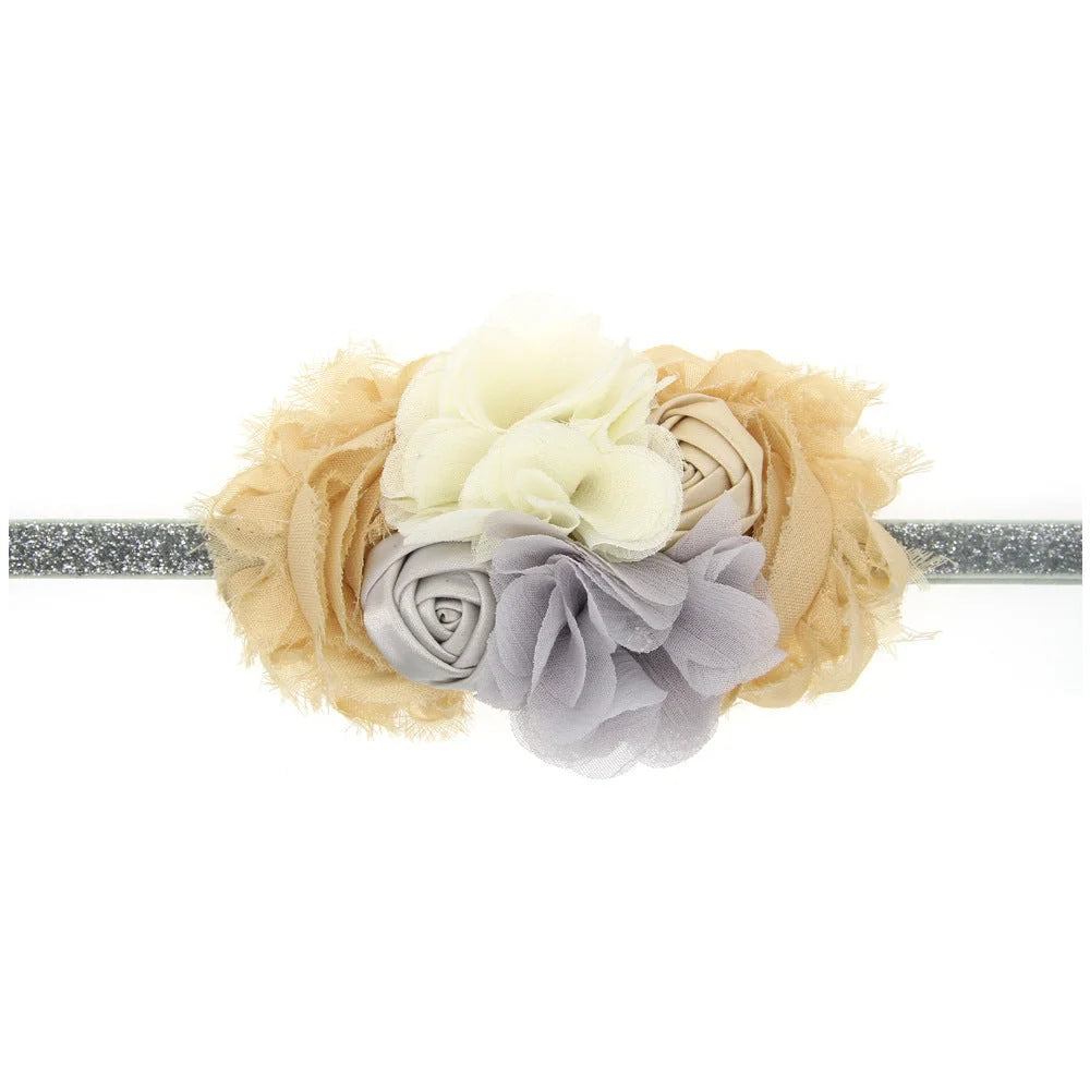 Embroidered Glitter Headband Baby Complicated Raw Edges - globaltradeleader