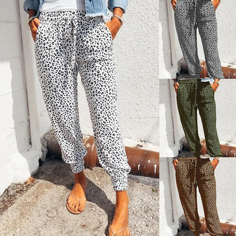 European And American Loose Printed Casual Pants - globaltradeleader