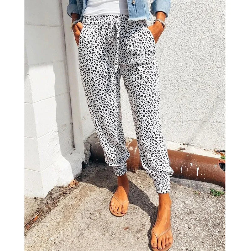 European And American Loose Printed Casual Pants - globaltradeleader