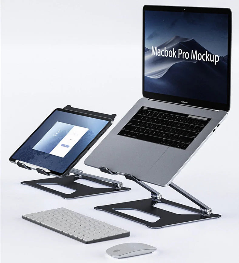 Foldable Laptop Table Stand With Double Cooling Fan - globaltradeleader