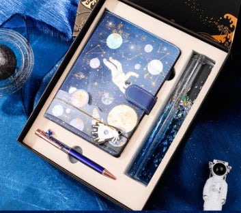 Galaxy Dream Coloring Page Notebook Cute Cartoon Astronaut - globaltradeleader