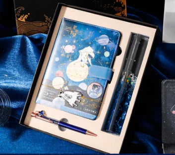 Galaxy Dream Coloring Page Notebook Cute Cartoon Astronaut - globaltradeleader