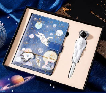 Galaxy Dream Coloring Page Notebook Cute Cartoon Astronaut - globaltradeleader