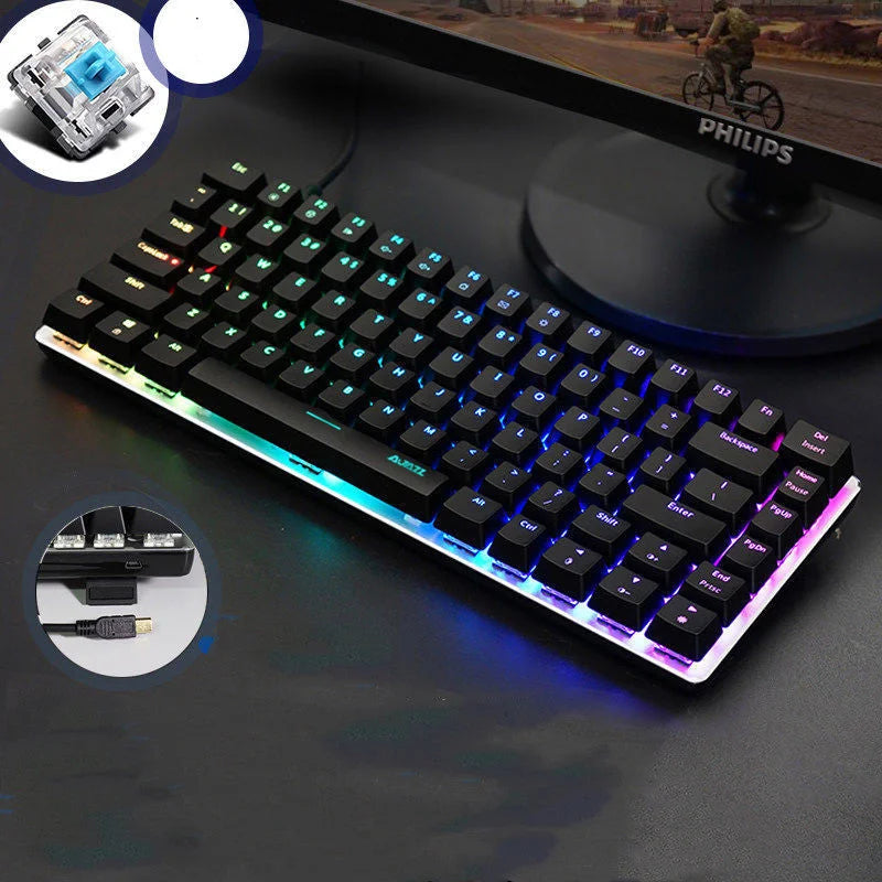 Heijue AK33 Gaming Computer Notebook Mechanical Keyboard - globaltradeleader