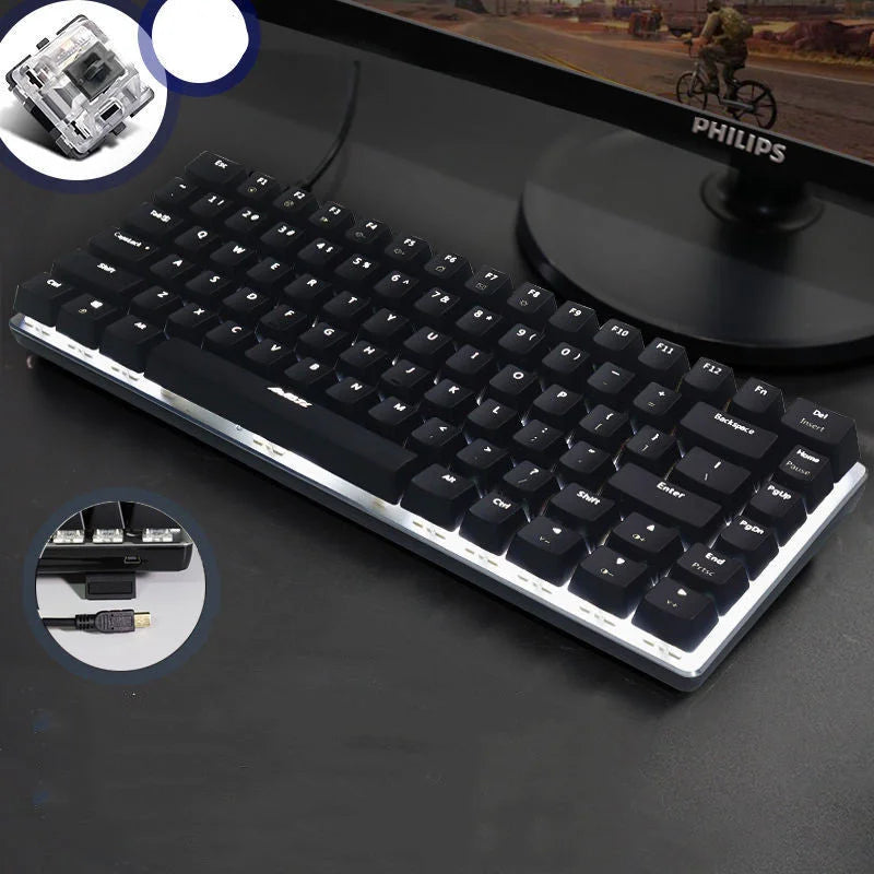 Heijue AK33 Gaming Computer Notebook Mechanical Keyboard - globaltradeleader