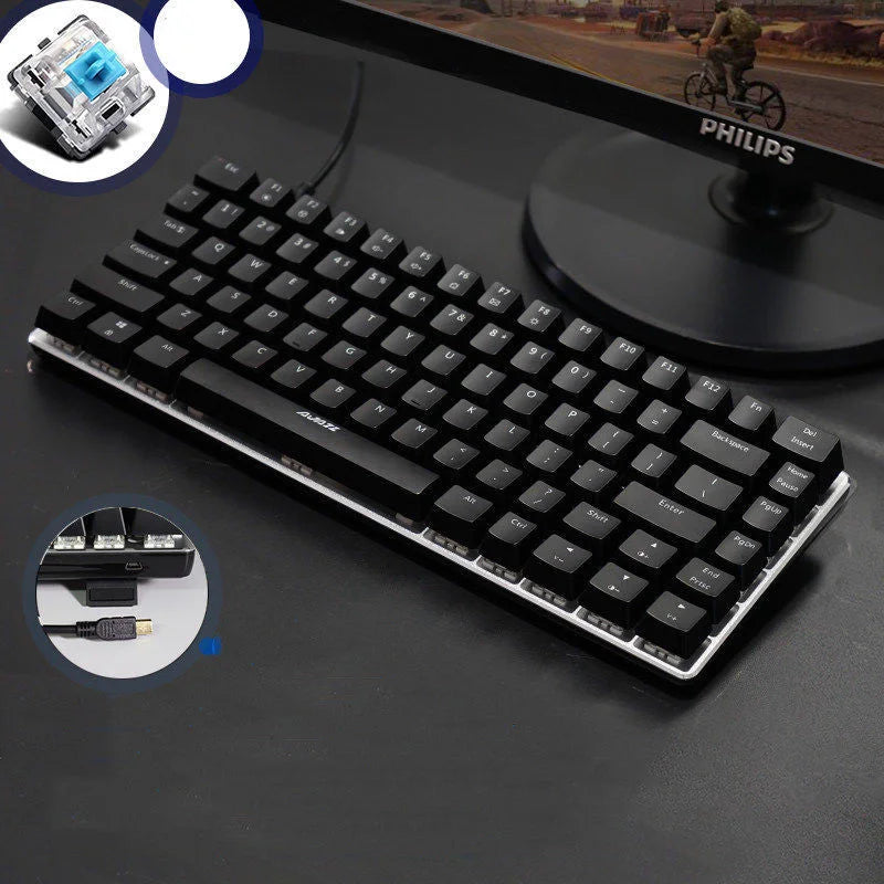 Heijue AK33 Gaming Computer Notebook Mechanical Keyboard - globaltradeleader