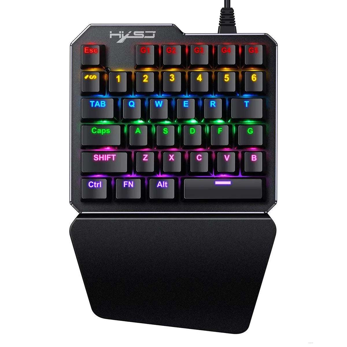 Mini Mechanical One-handed Keyboard With 35 Keys - globaltradeleader