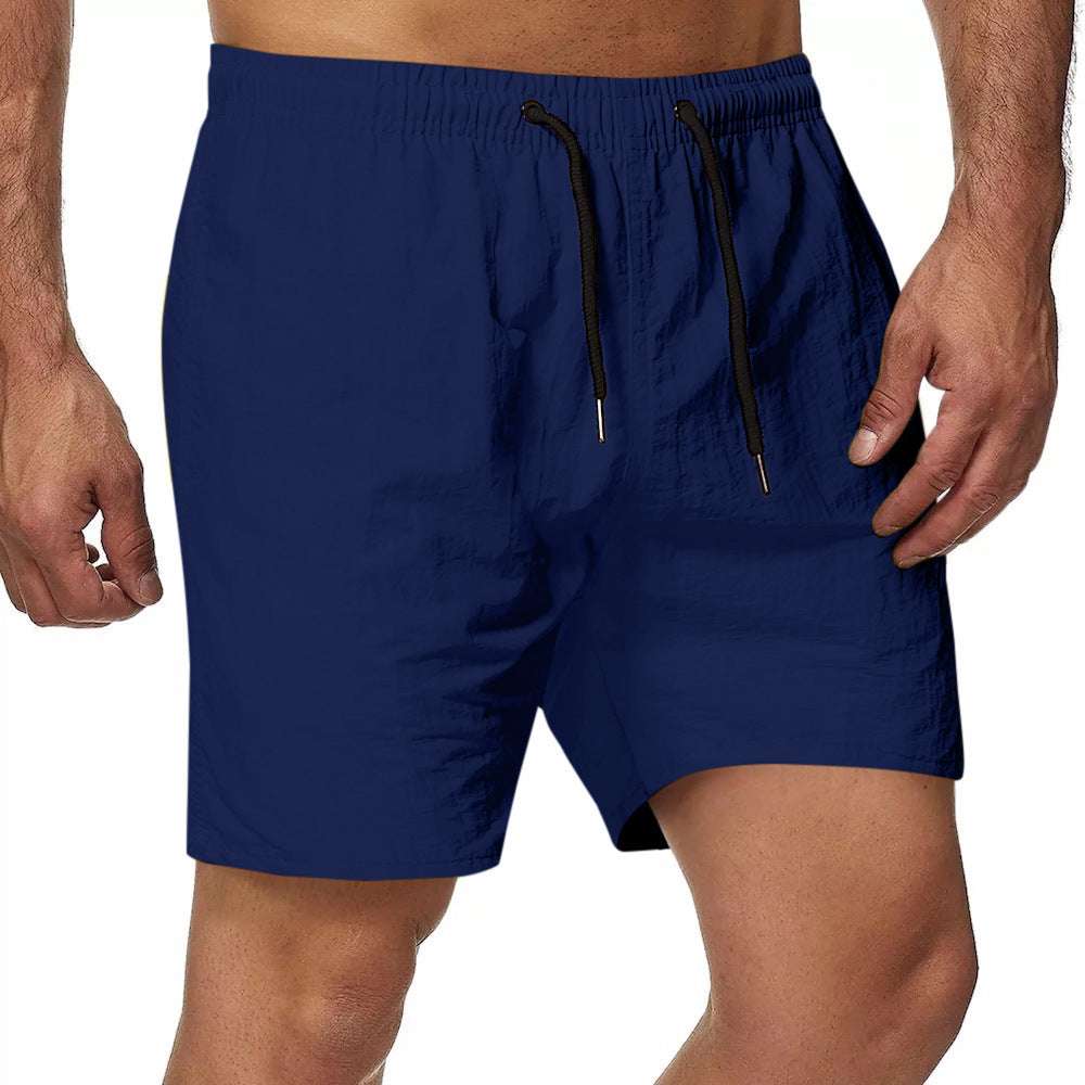 Summer Men's Shorts Candy Color Waterproof Quick-drying Knee Length Pants - globaltradeleader