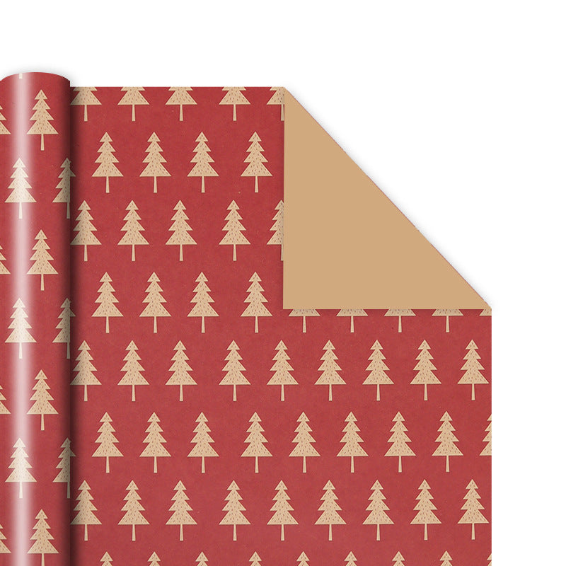 Christmas Cowhide Color Printing Printed Gift Paper