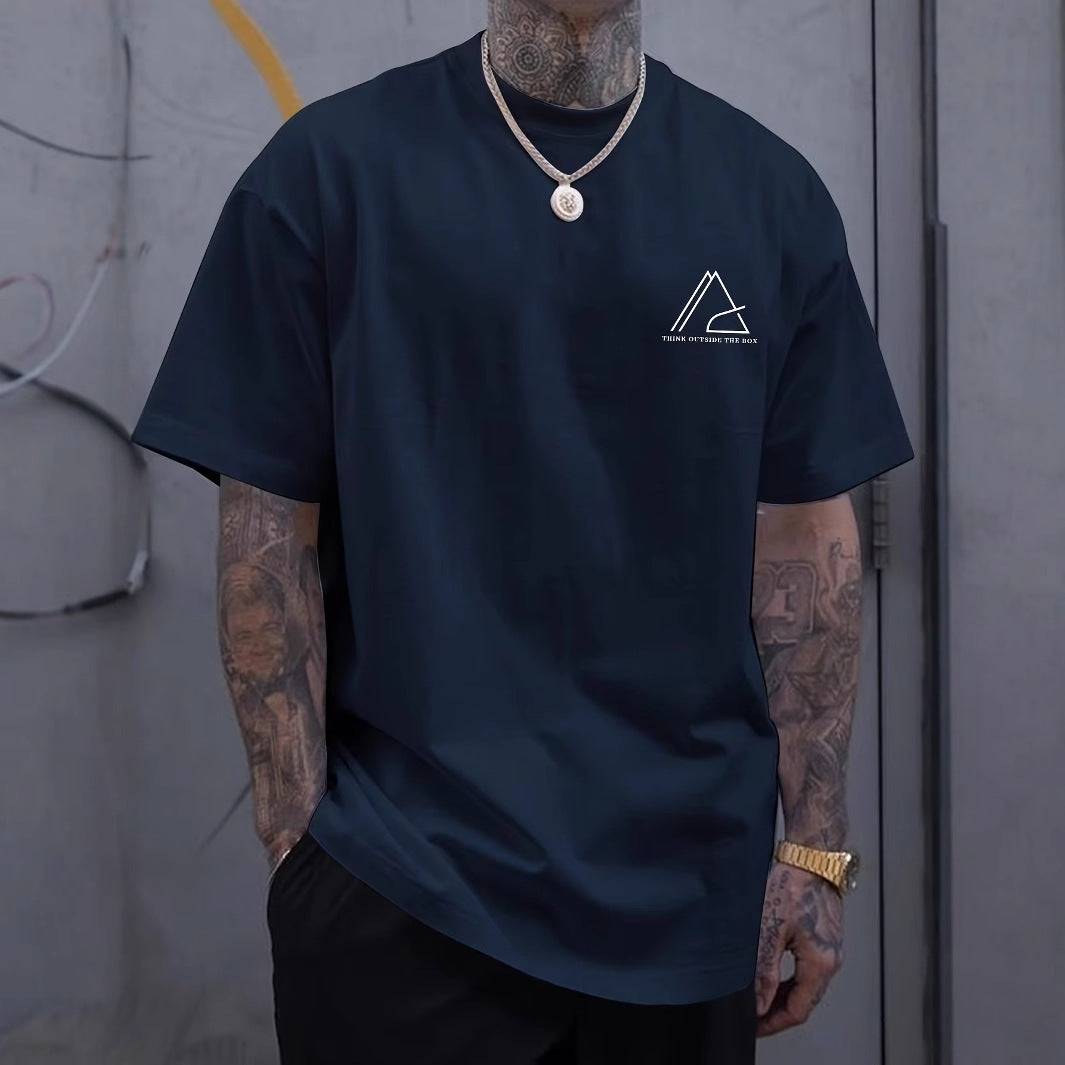 Creative Geometric Youth Printed Short Sleeve - globaltradeleader