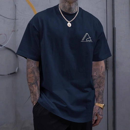 Creative Geometric Youth Printed Short Sleeve - globaltradeleader