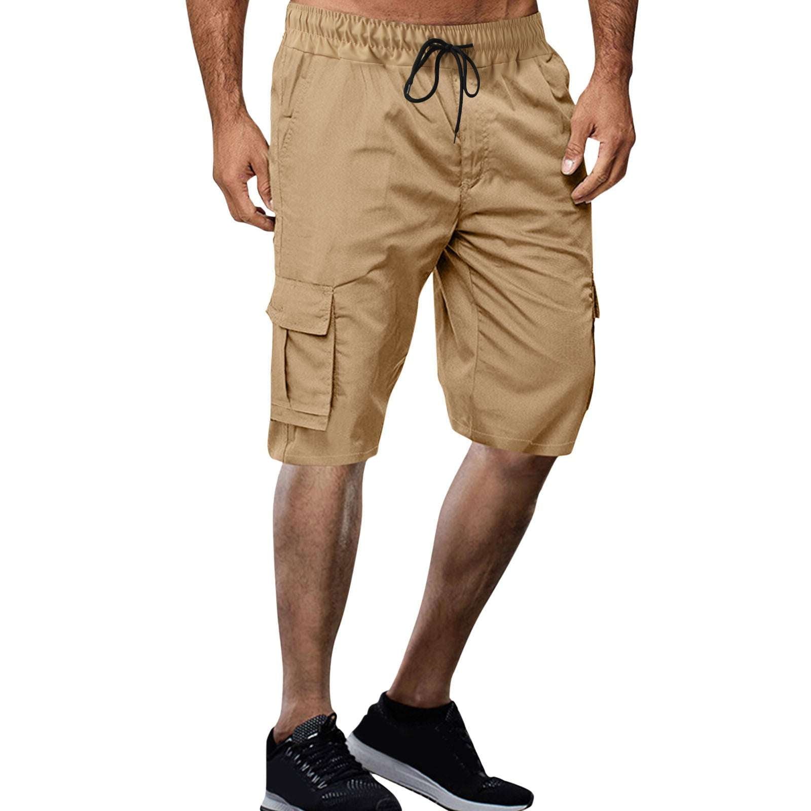Fashion Sports Loose Multi-pocket Tether Shorts Men - globaltradeleader