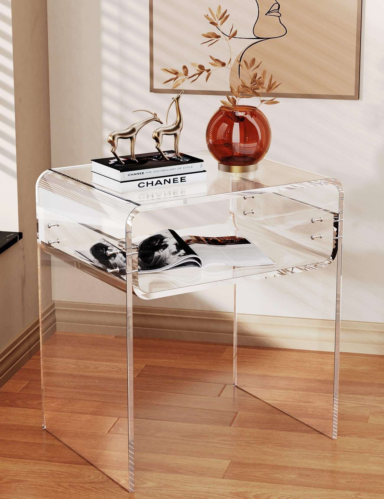Home Transparent Acrylic Tea Table - globaltradeleader