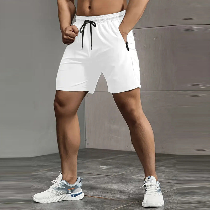 Men's Outdoor Ice Silk Loose Quick-drying Sports Shorts - globaltradeleader