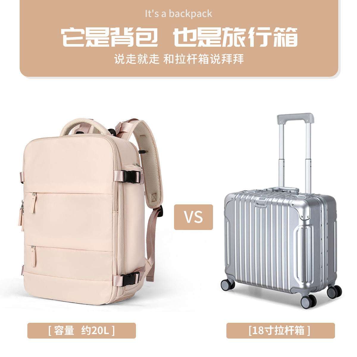 Wild Survival Backpack Zipper Lhasa Travel Waterproof Short-distance Mountaineering Sports Computer Bag Tide Backpack Adventure