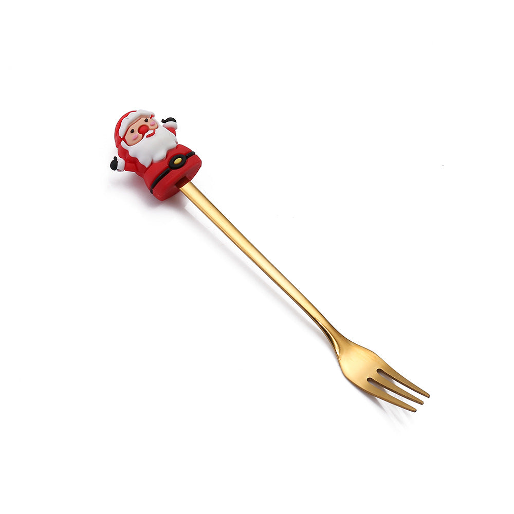 Christmas Cartoon Tableware Cat's Paw Spoon