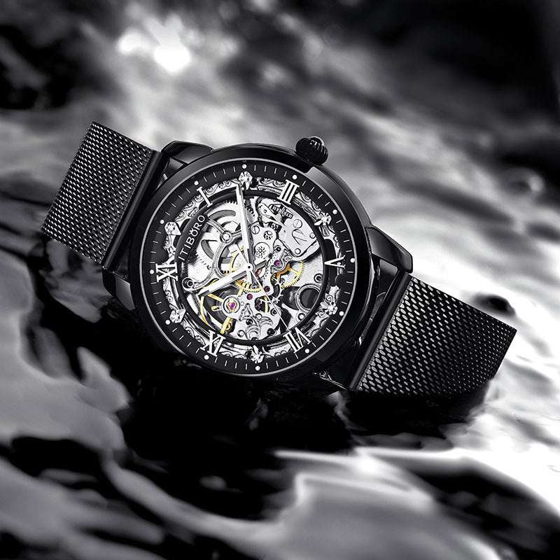 Automatic Fashion Men's Waterproof Mechanical Watch - globaltradeleader