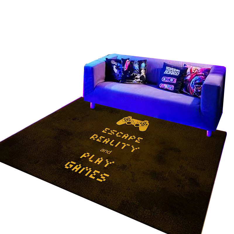 Handle Game Console Carpet Video Game Console Carpet Home Living Room Coffee Table Mat Creative Room Mat