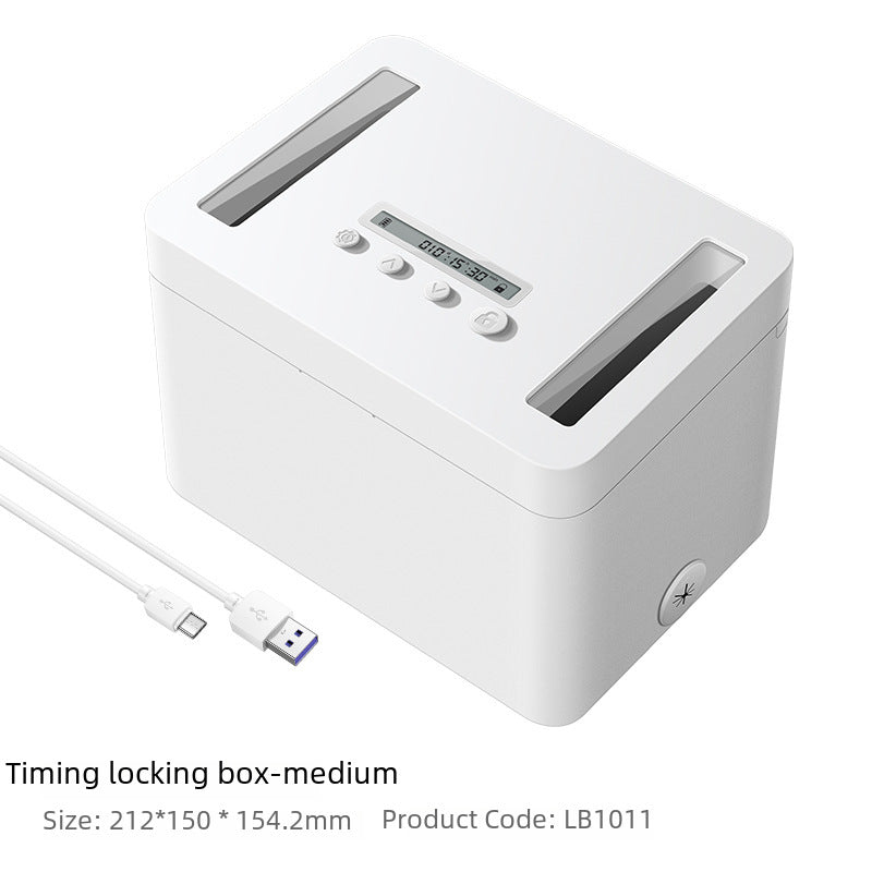 Smart Lock Box Student Postgraduate Entrance Examination Mobile Phone Lock Self-discipline Box To Quit Internet Addiction To Quit Mobile Phone Addiction Time Management Artifact