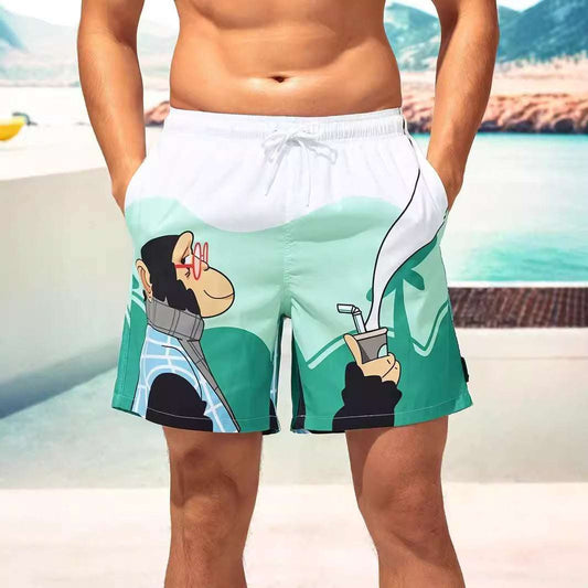 Digital Printing Men's Breathable Beach Pants - globaltradeleader