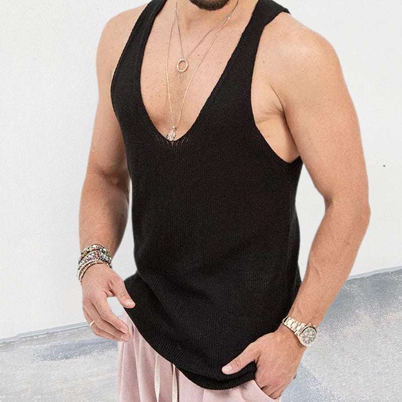 European And American Muscle Men Sweater Vest - globaltradeleader