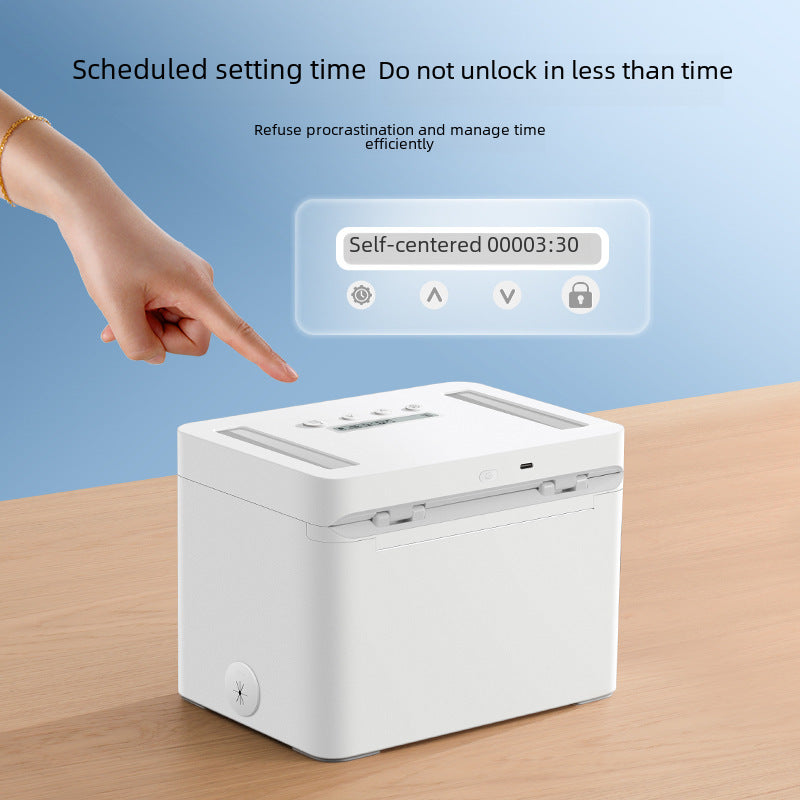 Smart Lock Box Student Postgraduate Entrance Examination Mobile Phone Lock Self-discipline Box To Quit Internet Addiction To Quit Mobile Phone Addiction Time Management Artifact