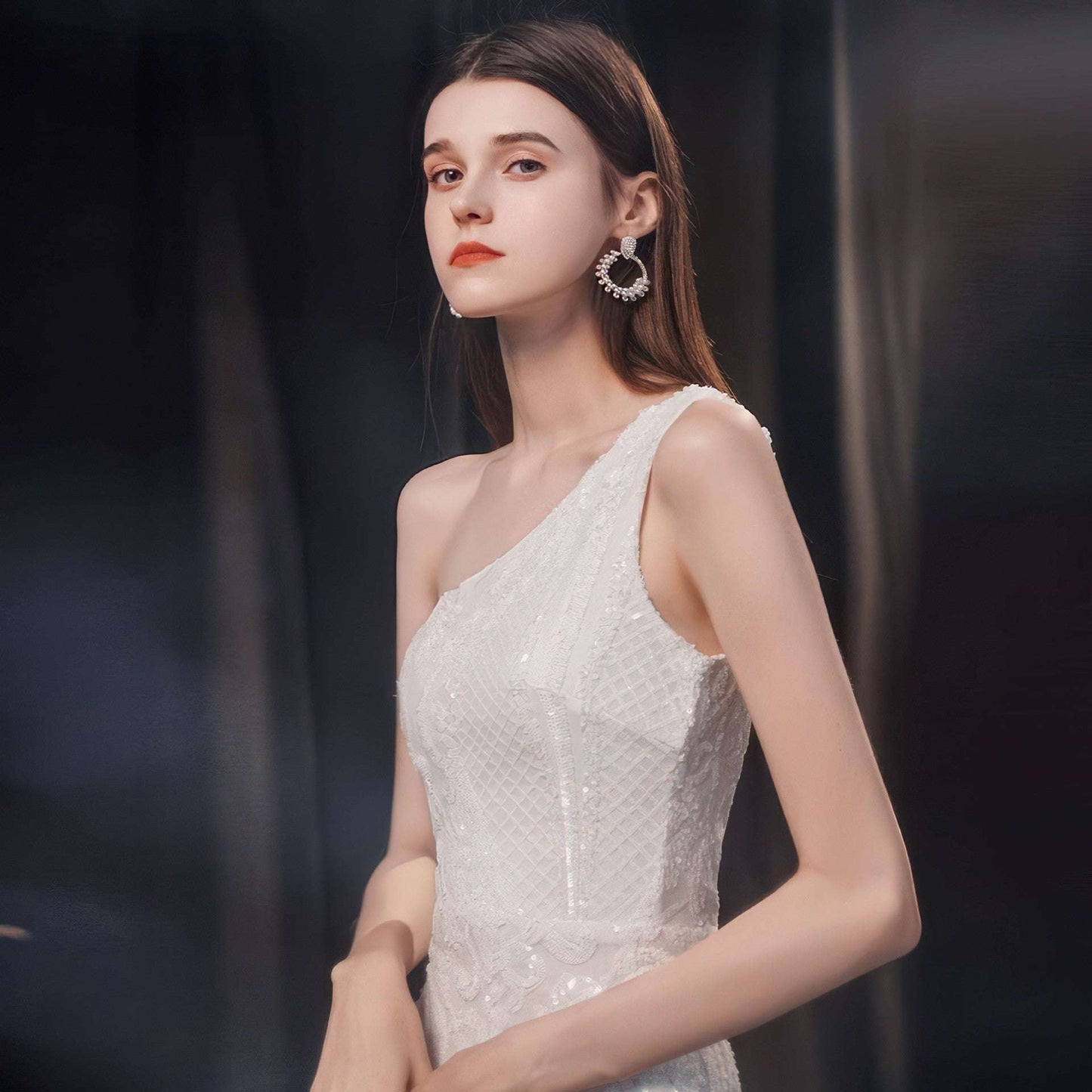 Women's High-end Entry Lux Elegant Socialite Dinner Party Sexy Long Slimming Fishtail Dress - globaltradeleader