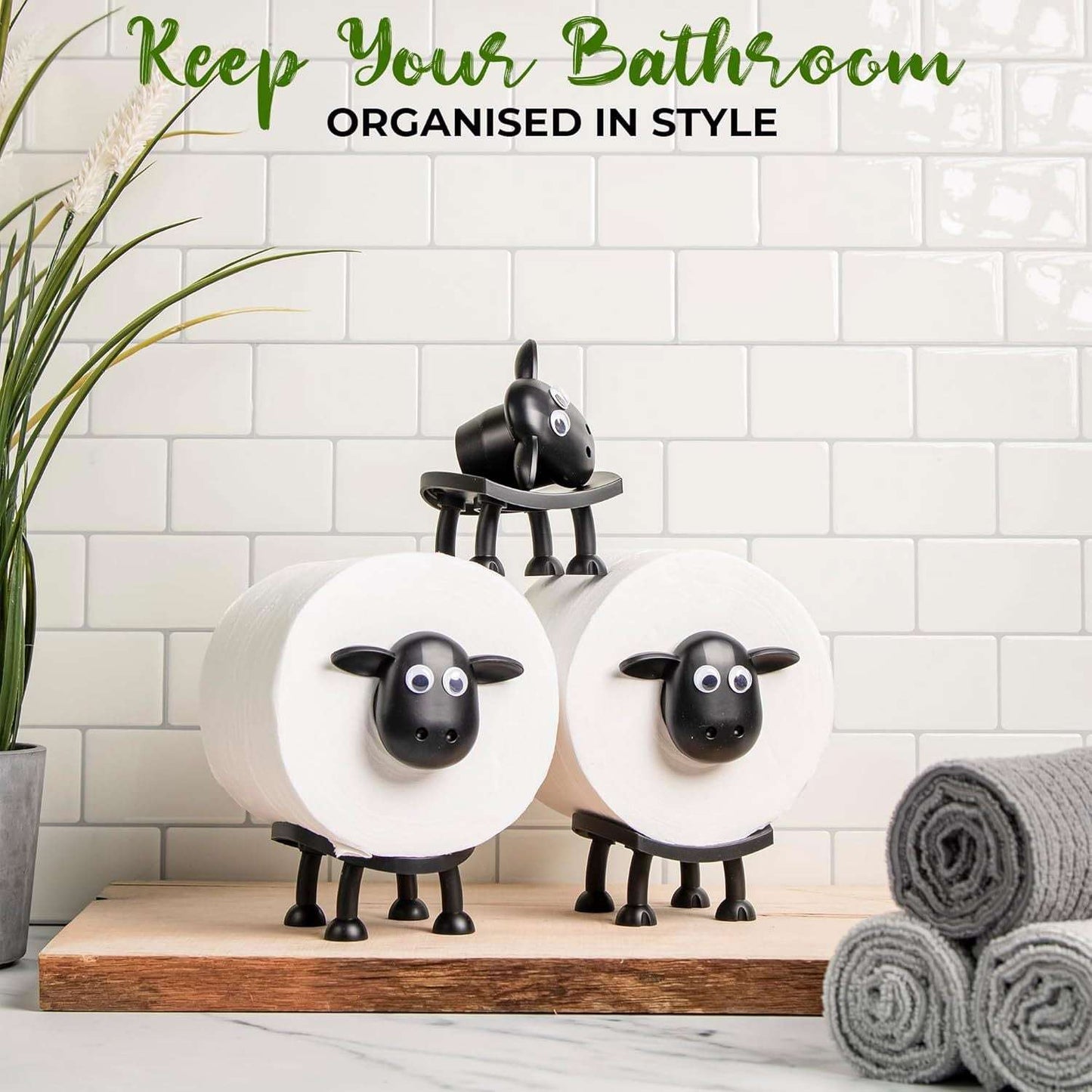 Sheep Toilet Roll Holder Funny Sheep Toilet Paper Holder Home Creative Roll Paper Holder