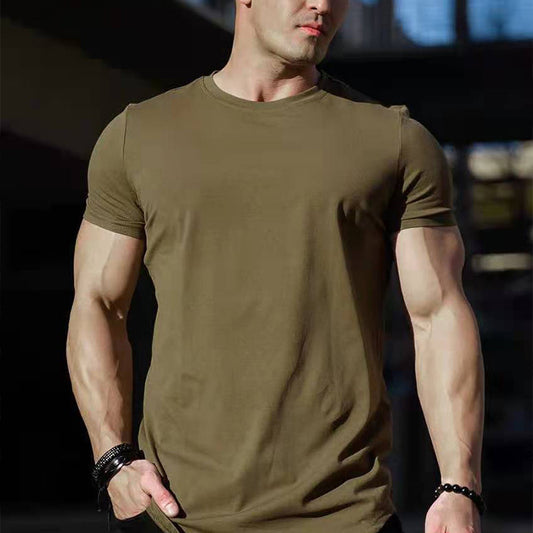 Loose Light Board Sports Running Leisure Short Sleeve Foreign Trade Summer Sports Fitness Men's T-shirt