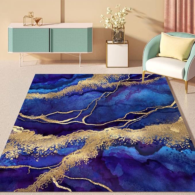 Simple Marble Light Luxury Crystal Velvet Carpet - globaltradeleader
