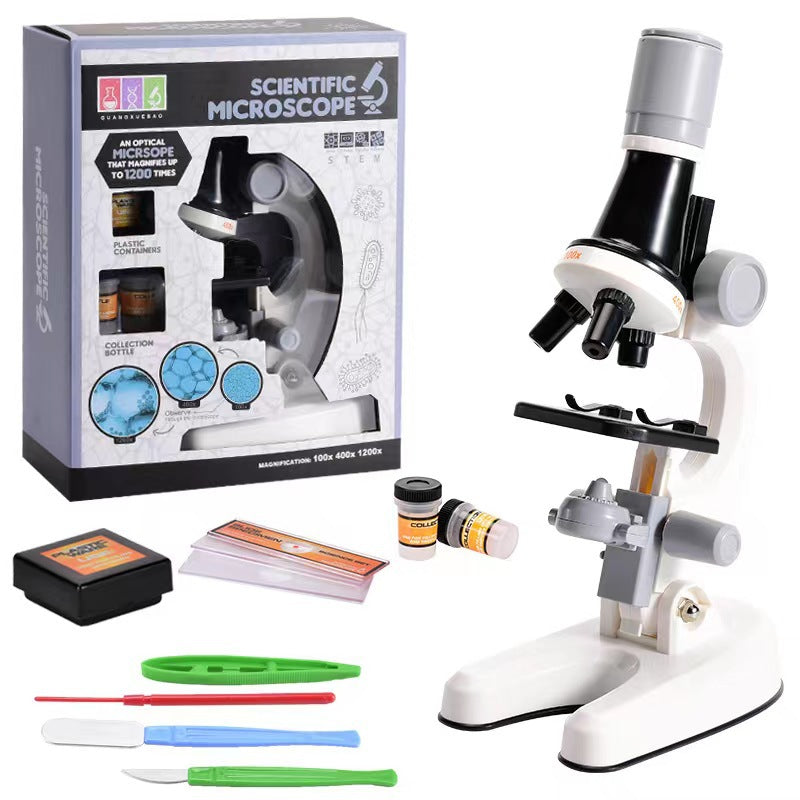 Children's Microscope Scientific Biological Specimen Educational Toys - globaltradeleader