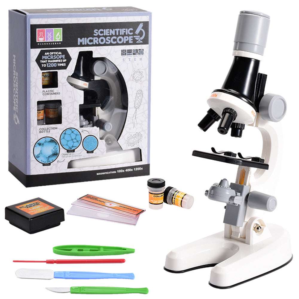 Children's Microscope Scientific Biological Specimen Educational Toys - globaltradeleader