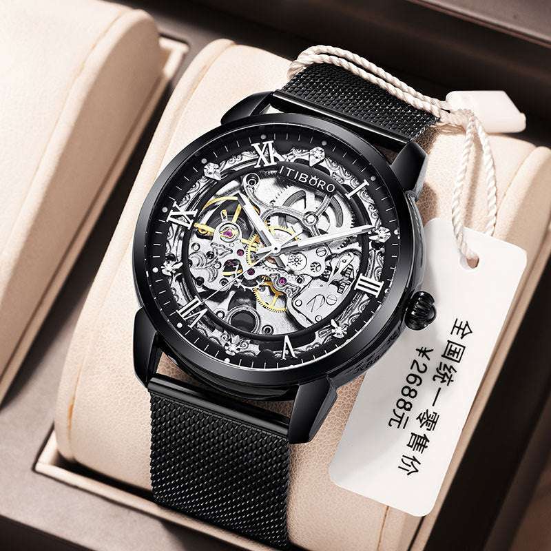 Automatic Fashion Men's Waterproof Mechanical Watch - globaltradeleader