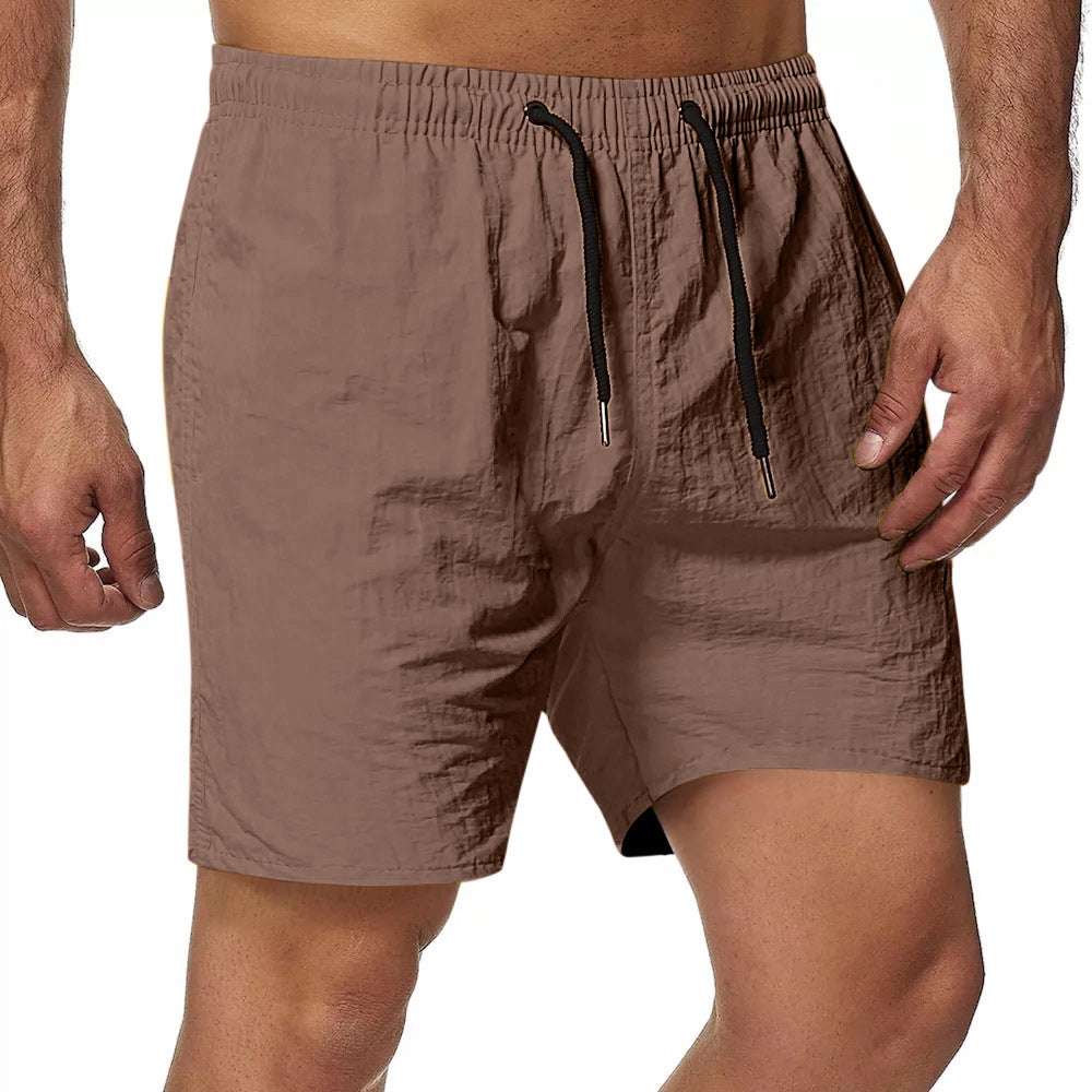 Summer Men's Shorts Candy Color Waterproof Quick-drying Knee Length Pants - globaltradeleader