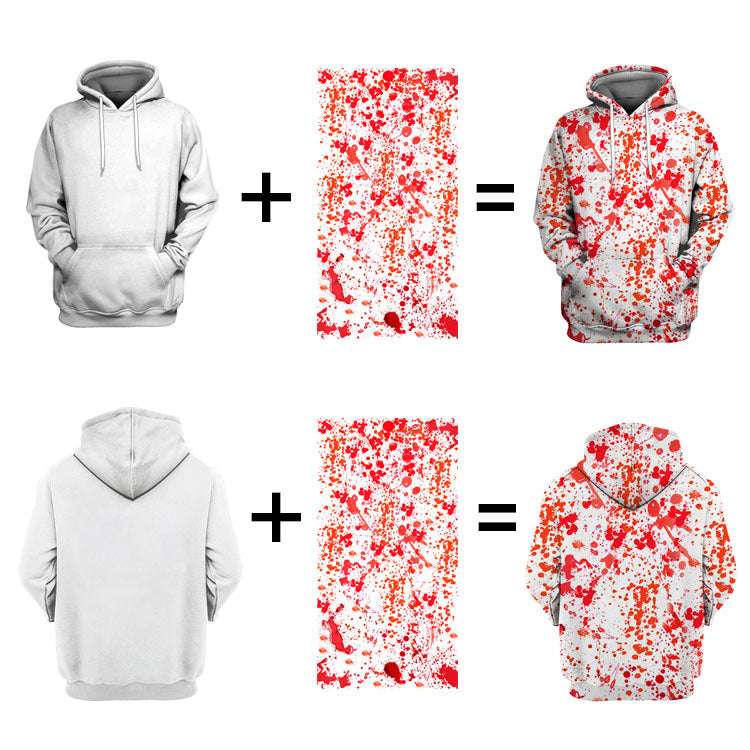 European And American Men's Tide Brand Couple Sweater Urban Casual Women's Top 3d Printing Hooded Jacket