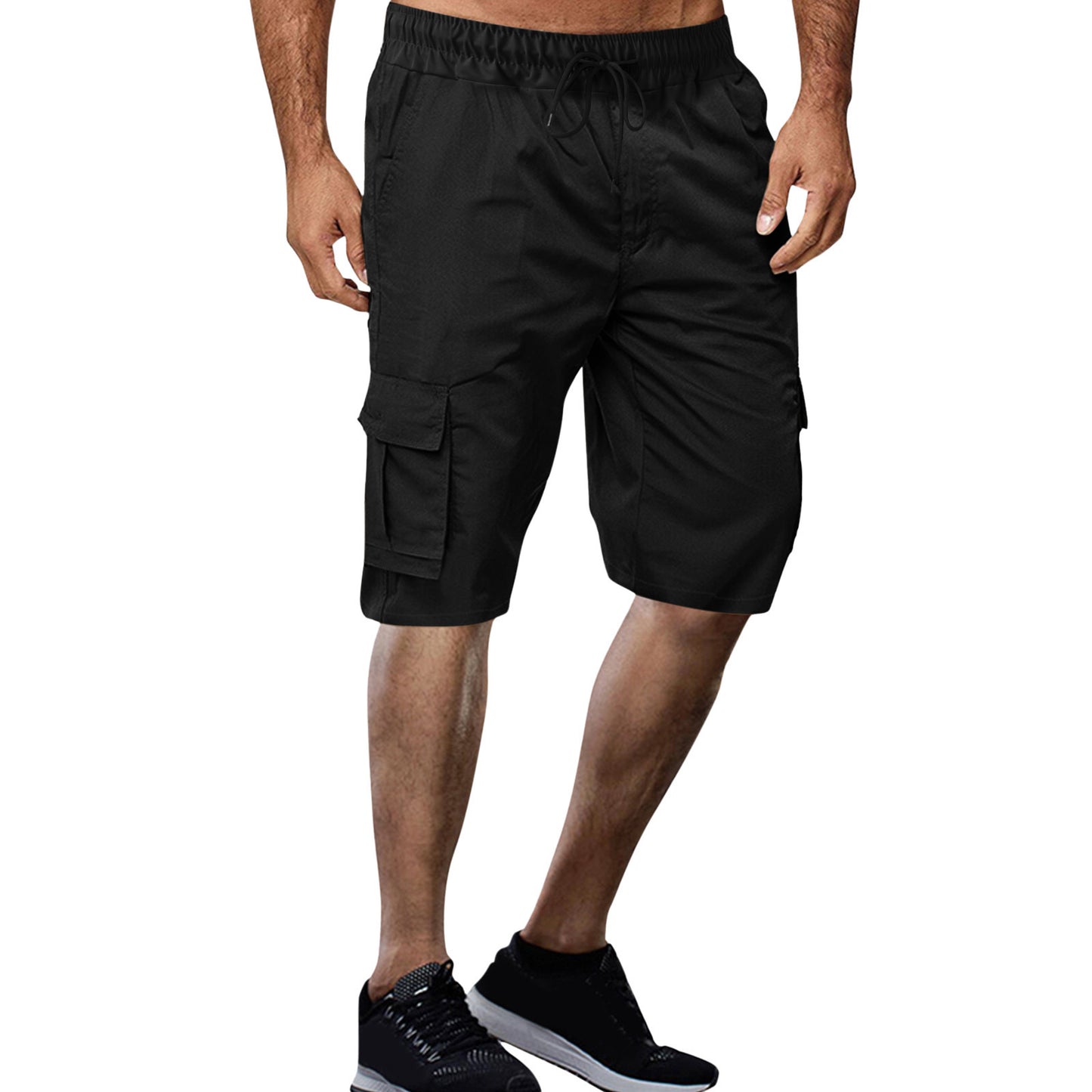 Fashion Sports Loose Multi-pocket Tether Shorts Men - globaltradeleader