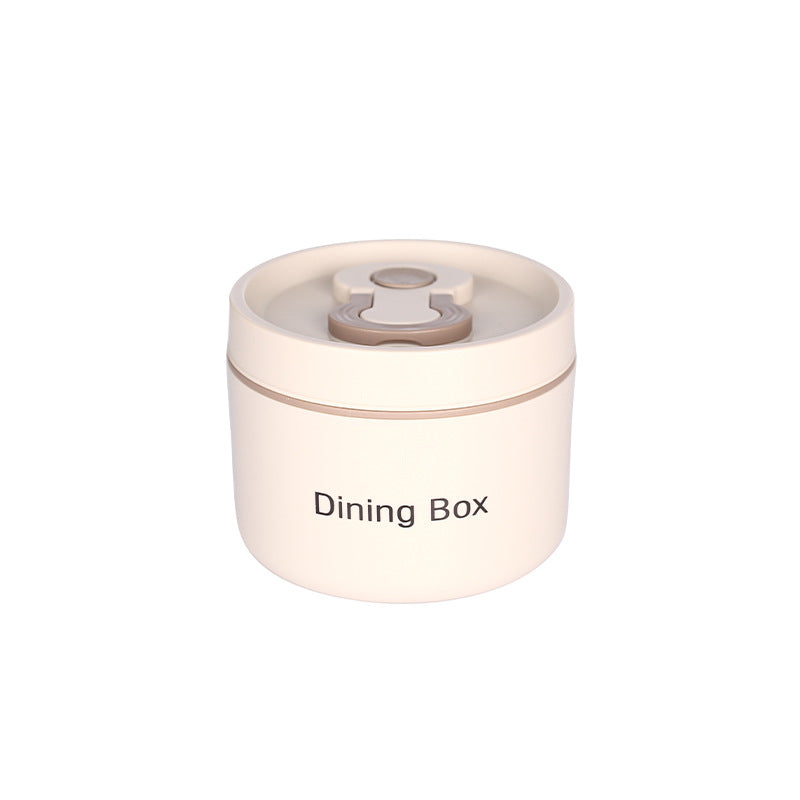 304 Stainless Steel Thermal Insulation Lunch Box Office Worker Lunch Box With Lid Soup Bowl Cup Portable
