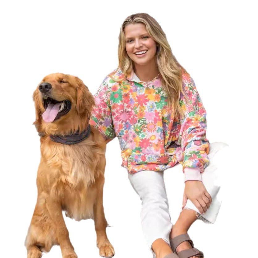 Women's Digital Printed Hoodie - globaltradeleader