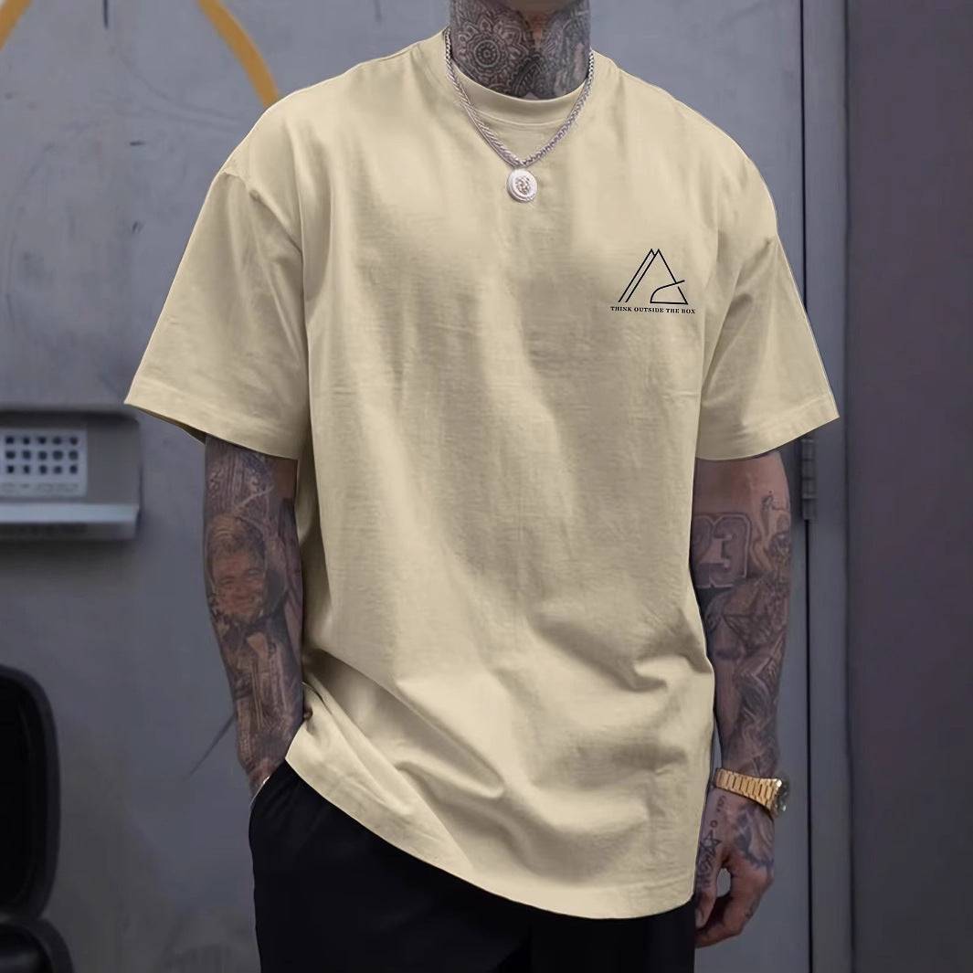 Creative Geometric Youth Printed Short Sleeve - globaltradeleader