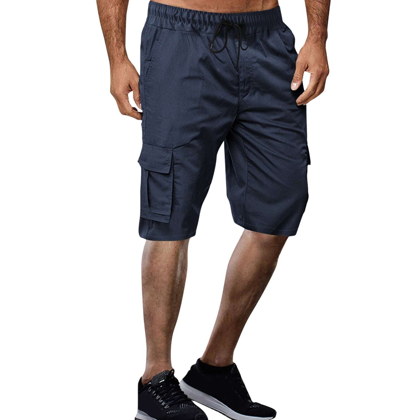 Fashion Sports Loose Multi-pocket Tether Shorts Men - globaltradeleader