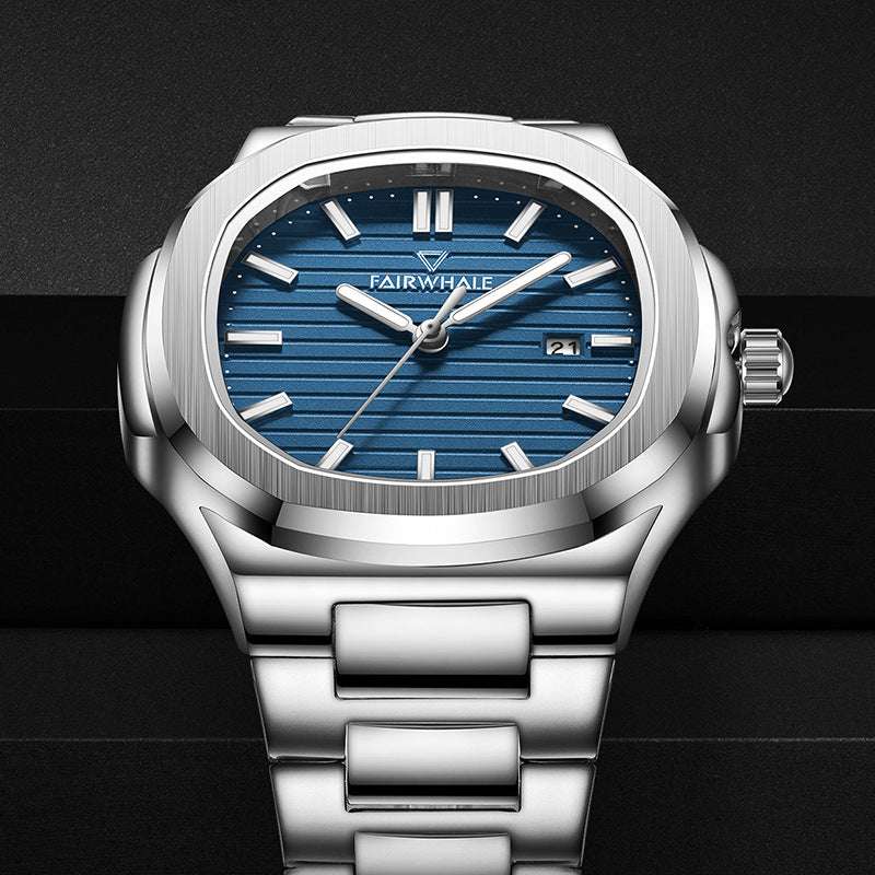 Watch Men's Business Simple Stainless Steel Nautilidae - globaltradeleader