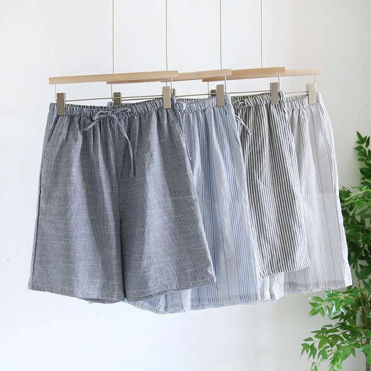 Summer Thin Cotton Double-layer Gauze Beach Pants - globaltradeleader
