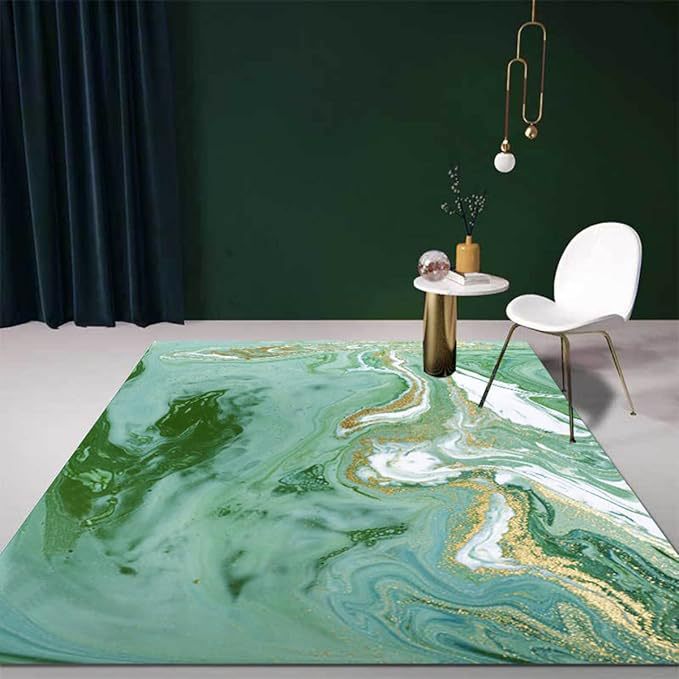 Simple Marble Light Luxury Crystal Velvet Carpet - globaltradeleader