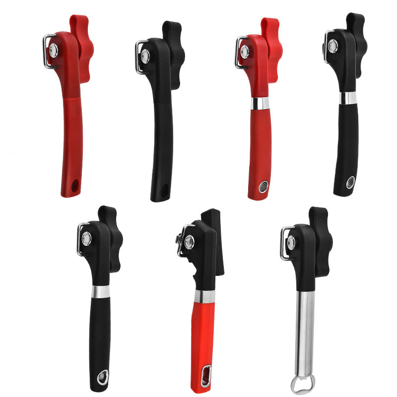 Manual Safety Can Opener Stainless Steel Can Opener Single Handle Side Open Lid Can Knife