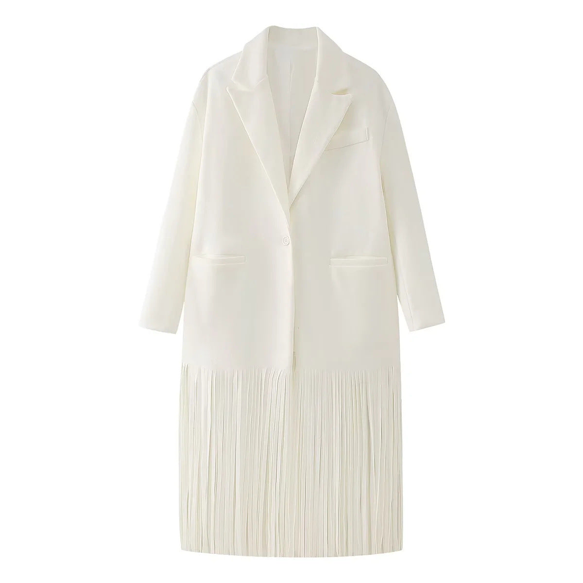 Women's Street Fashion Tassel Woolen Coat - globaltradeleader