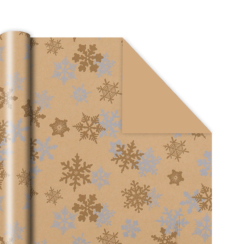 Christmas Cowhide Color Printing Printed Gift Paper