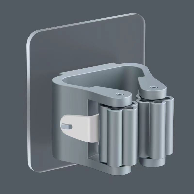 Mop Hook Mop Rack Free Punching Clip Bathroom Rack Strong Wall Hanging Storage